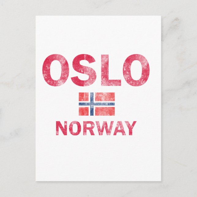 Oslo Norway Designs Postcard (Front)