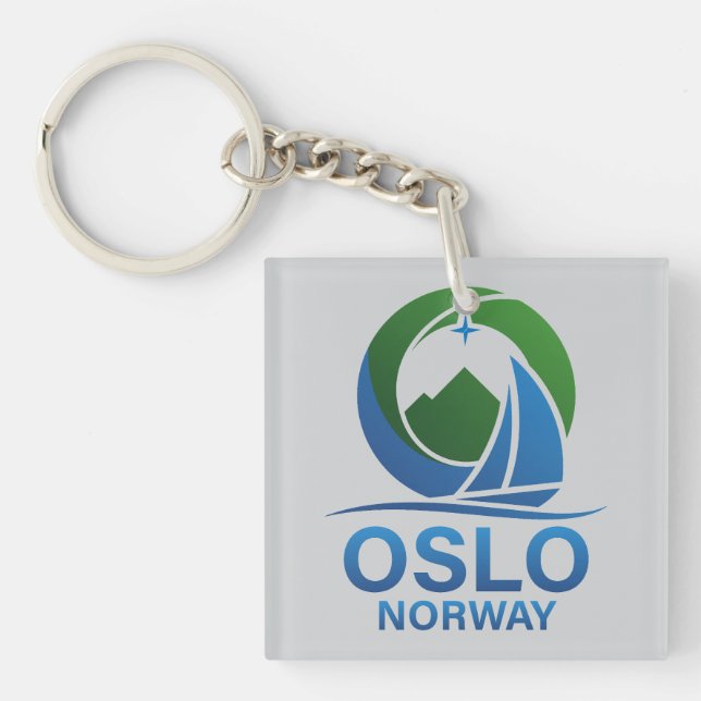 Oslo Norway Europe Keychain (Front)
