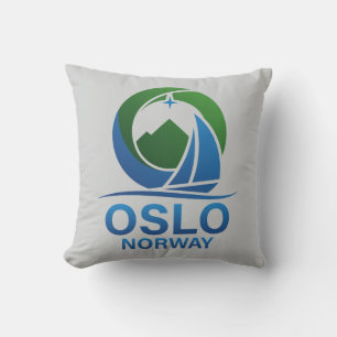 Oslo Norway Europe Throw Pillow