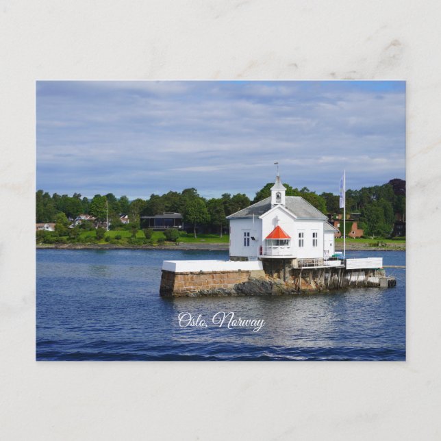 Oslo, Norway fjord Postcard (Front)