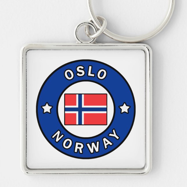 Oslo Norway Keychain (Front)
