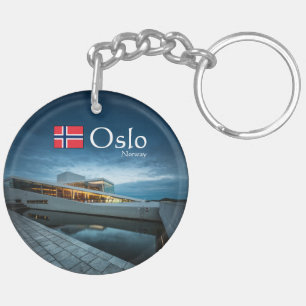 Oslo Norway Souvenir Keychain