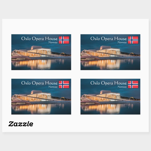 Oslo Opera House Sticker (Sheet)