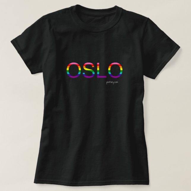 Oslo Pride T-shirt | Rainbow Flag  (Design Front)