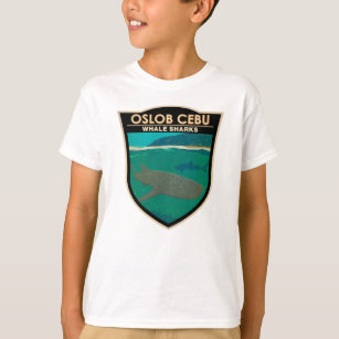 Oslob Cebu Philippines Whale Shark Travel Vintage T-Shirt