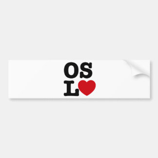 Oslove Bumper Sticker