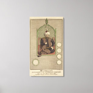 Osman I (1259-1326) founder of the Ottoman Empire Canvas Print