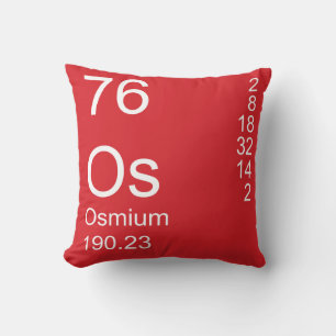 Osmium Throw Pillow