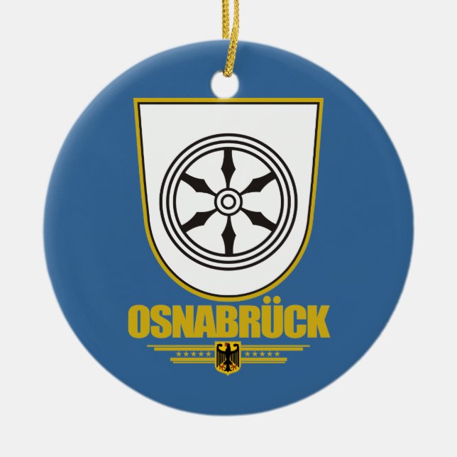Osnabruck Ceramic Ornament (Front)