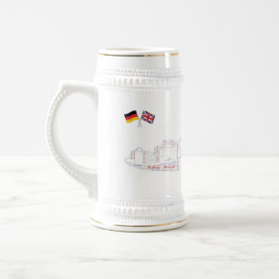 Osnabrück Garrison Commemorative White Stein