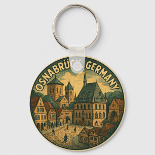 Osnabrück Germany City Hall Keychain