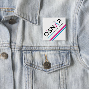O'Snap Angled 2 Inch Square Button