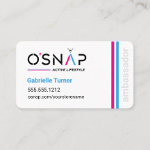 O'Snap Design 2 Business Card