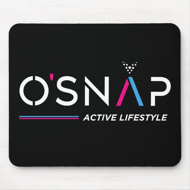 O'Snap Logo Mouse Pad (Front)