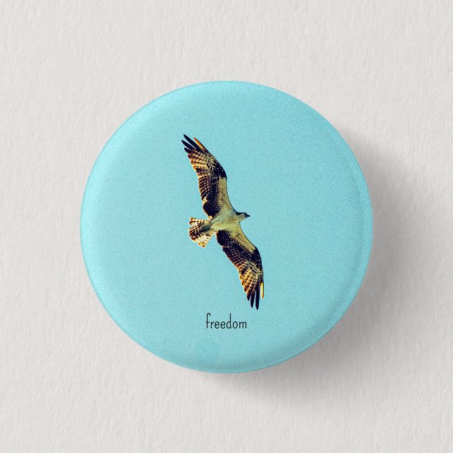 Osprey art 1 inch round button (Front)