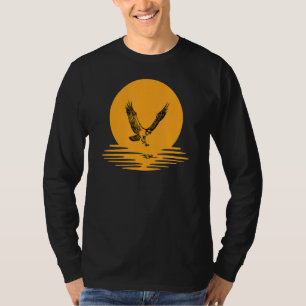 Osprey Bird Hunting Sunset Orange For Men Women Bo T-Shirt