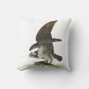 Osprey by Audubon Throw Pillow