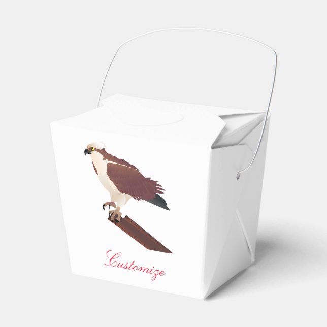 Osprey Hawk Raptor Thunder_Cove Favor Box (Front Side)