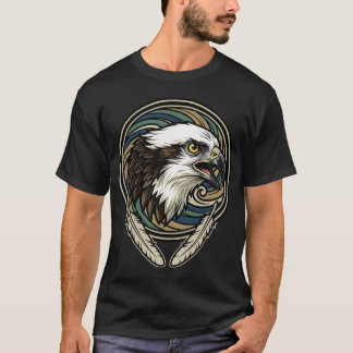 Osprey Majestic Bird Graphic Powerful Nature Art T-Shirt