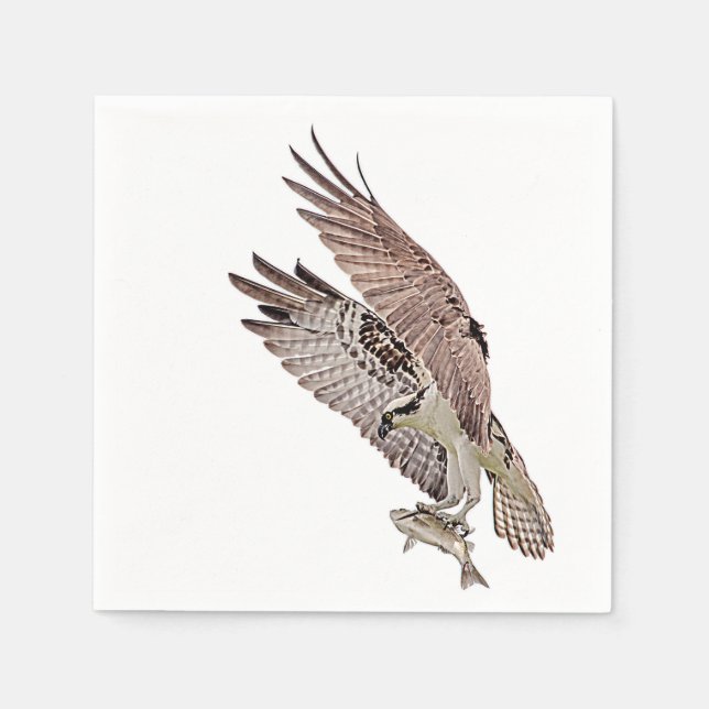 Osprey with a fish napkin (Front)