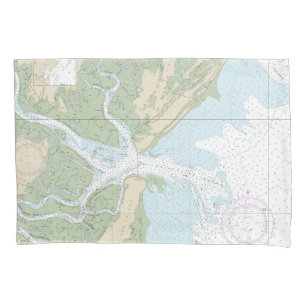 Ossabaw and St Catherines Sounds Chart 11511 Pillowcase