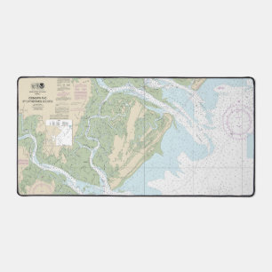 Ossabaw et St Catherines Sons Carte Nautique