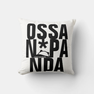 ossan*panda bear throw pillow
