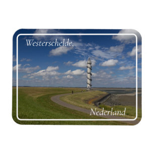 Ossenisse Radar Tower, Zeeland, Netherlands Magnet