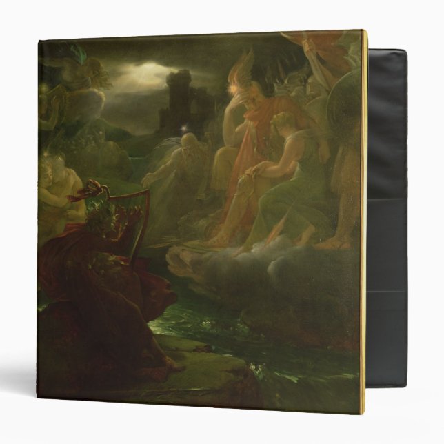 Ossian Conjuring up the Spirits of the River Binder (Front/Inside)