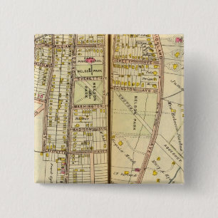 Ossining, New York 2 Inch Square Button