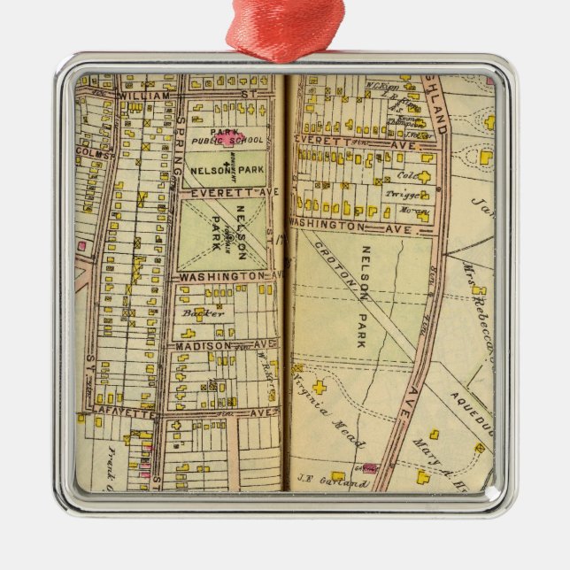 Ossining, New York Metal Ornament (Front)