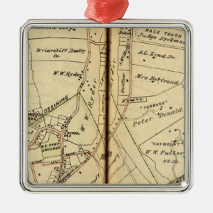 Ossining, New York Metal Ornament