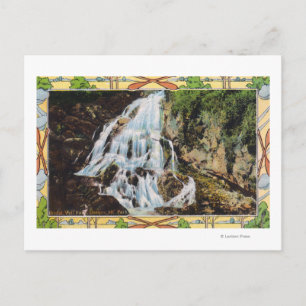 Ossipee Mountain Park View of Bridal Veil Postcard