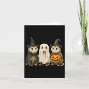 Ossum Halloween Ssum Witch Ghost Pumpkin  Card