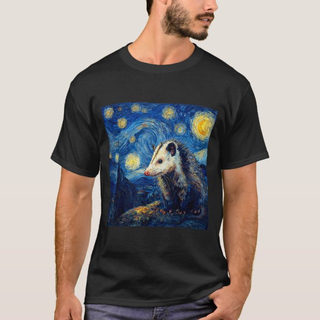 Ossum Ssum Van Gogh Starry Night  T-Shirt (Front)
