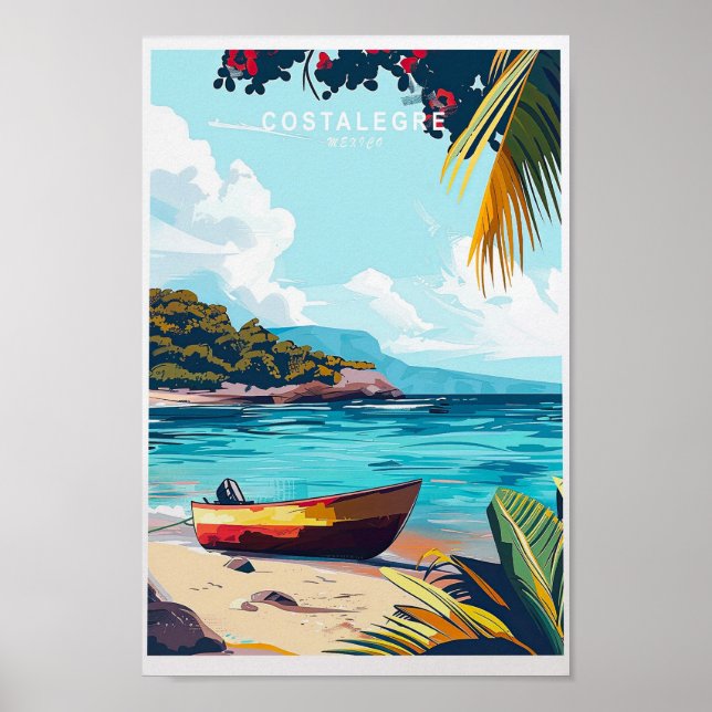 ostalegre Mexico Travel Print (Front)