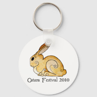 Ostara Bunny1 Keychain