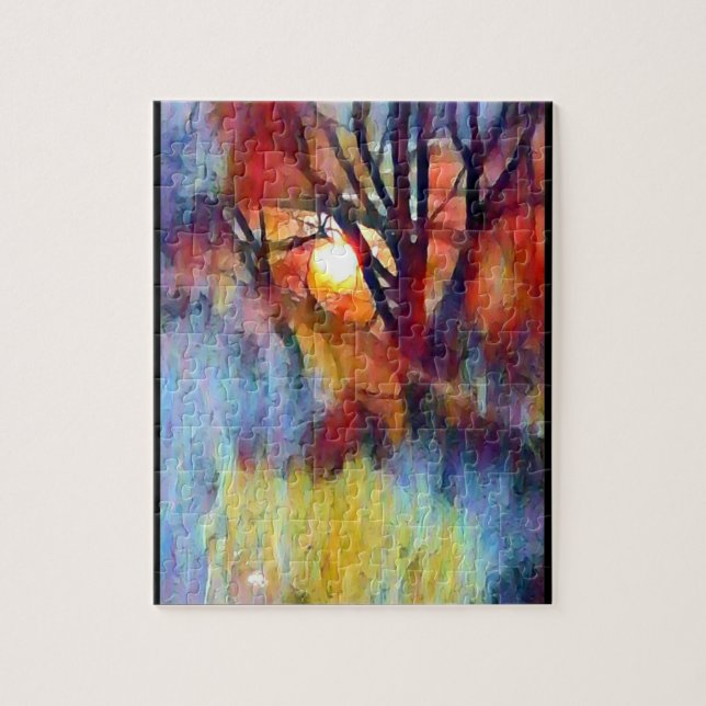 Ostara Moonrise Jigsaw Puzzle (Vertical)