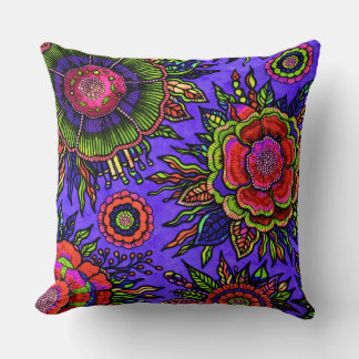 OSTARA: Radiant Luminous- Maximalist Throw Cushion