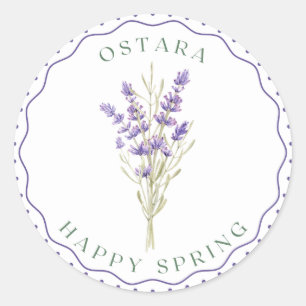 Ostara, Spring Equinox, classic round sticker