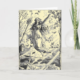 Ostara Spring Equinox Holiday Card