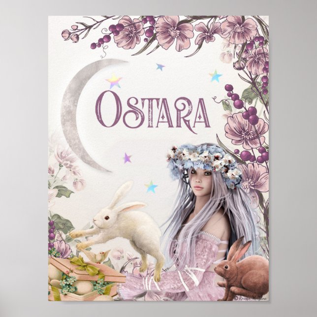 OSTARA WICCAN SABBAT POSTER (Devant)