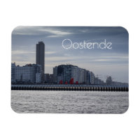 Ostend Coastal City Skyline, Belgium