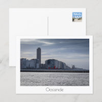 Ostend Coastal City Skyline, Belgium
