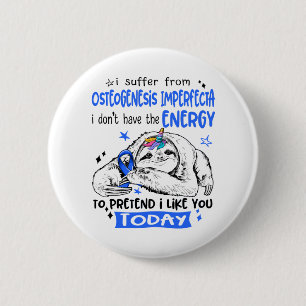Osteogenesis Imperfecta Awareness Month Ribbon Gif 2 Inch Round Button