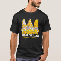 Osteosarcoma Awareness Month Yellow Ribbon Gnomies