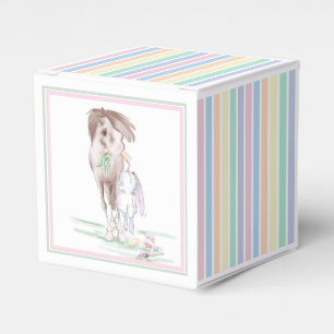 Ostergeschenk-Verpackung Pferd und Osterhase Favor Box