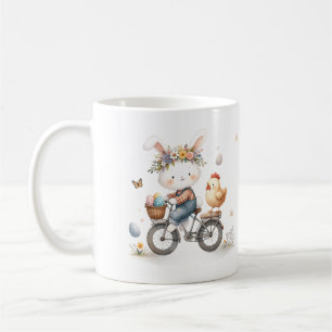 Osterhase und Huhn- Frohe Ostern- personalisierbar Coffee Mug