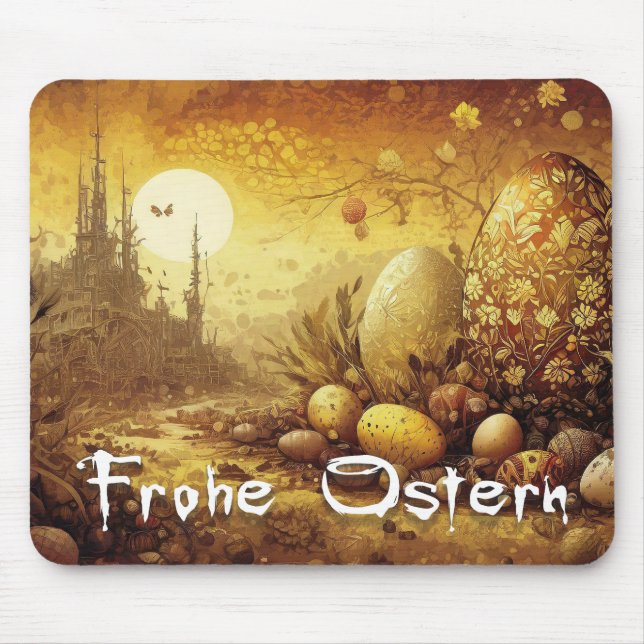 Osterhoffnung in einer apokalyptischen Welt Mouse Pad (Front)