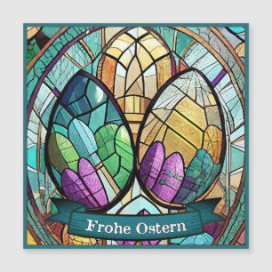 Ostermotiv farbiger Cartoon mit Ostereier 56019